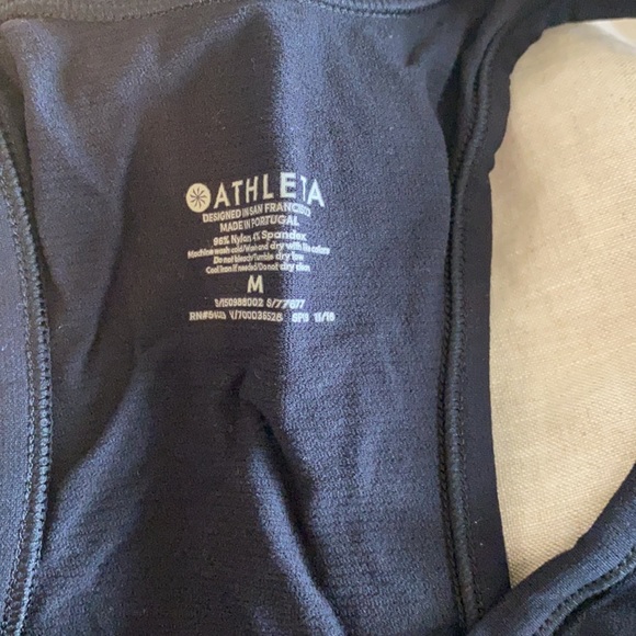 EUC Athleta black size M workout tank - Picture 2 of 5